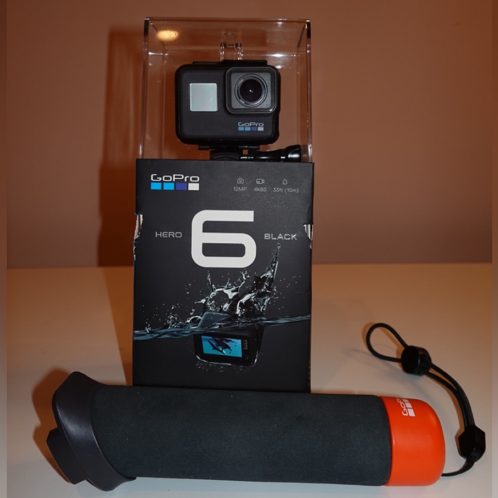 GoPro Hero 6 Black. Excellent condition, lightly used.